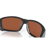 Costa Del Mar Tuna Alley Pro 6S9105 910502-60 Matte Black / Green Mirror Polarised Lenses