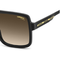 Carrera Victory C 09/S I46 86 59 Matte Black Gold / Black Brown Green Gradient Lenses