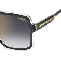 Carrera Victory C 09/S KB7 FQ 59 Grey / Grey Gradient w Gold Mirror Lenses