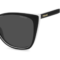 Polaroid PLD 4181/S 80S M9 56 Black White / Grey Polarised Lenses