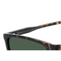 Polaroid PLD 4180/S 086 UC 58 Havana / Green Polarised Lenses
