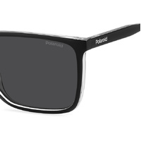 Polaroid PLD 4180/S 7C5 M9 58 Black Crystal / Grey Polarised Lenses