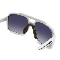 Carrera C Sport 03/S 6HT KM 61 Matte White / Grey Blue Mirror Lenses