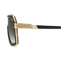 Carrera CA 1053/S/TI 37N 9K 60 Black Horn / Green Gradient Lenses