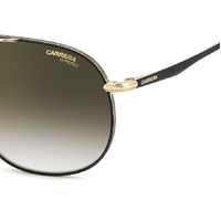 Carrera 363/S RHL D6 61 Gold Black / Green Gradient w Mirror Lenses