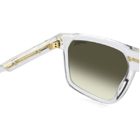 Carrera Victory C 14/S REJ D6 60 Crystal Gold / Green Gradient w Mirror Lenses