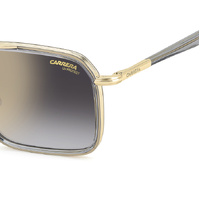 Carrera 362/S KB7 FQ 55 Grey / Grey Gradient w Gold Mirror Lenses