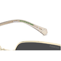 Polaroid PLD 4193/G/S/X 2F7 M9 59 Gold Grey / Grey Polarised Lenses