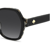 Kate Spade LAYNE 2/G/S TCB 9O 57 Black White Havana / Dark Grey Gradient Lenses