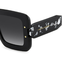 Carolina Herrera HER 0322/S 807 9O 50 Black / Dark Grey Gradient Lenses