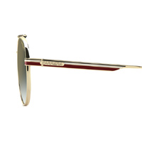 Carrera 381/S W3J D6 52 Gold Striped Red / Green Gradient w Mirror Lenses