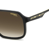 Carrera Victory C 27/S I46 86 59 Matte Black Gold / Black Brown Green Gradient Lenses