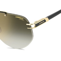 Carrera 1087/S I46 D6 63 Matte Black Gold / Green Gradient w Mirror Lenses