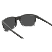 Under Armour UA Hustle XL FS2 M9 59 Grey Shaded Crystal / Grey Polarised Lenses