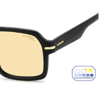 Carrera 377/S 807 4A 56 Black / Yellow Photochromic Lenses