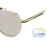 Carrera 381/S PEF 7O 52 Gold Green / Grey Photochromic Lenses