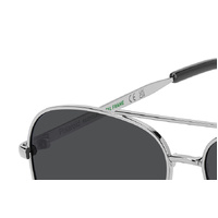Polaroid Kids PLD 8073/S GUA M9 55 Ruthenium Grey / Grey Polarised Lenses