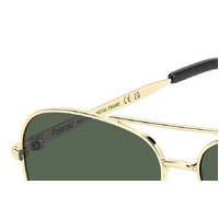 Polaroid Kids PLD 8073/S PEF UC 55 Gold Green / Green Polarised Lenses