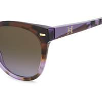 Carolina Herrera HER 0360/S 52A QR 53 Burgundy Violet Havana / Brown Violet Gradient Lenses