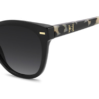 Carolina Herrera HER 0360/S TCB 9O 53 Black White Havana / Dark Grey Gradient Lenses