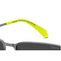 Polaroid PLD 2171/G/S/X R80 M9 58 Matte Dark Ruthenium / Grey Polarised Lenses