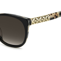 Kate Spade GENEVA 2/G/S WR7 HA 53 Black Havana / Brown Gradient Lenses