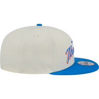 New Era Oklahoma City Thunder 9Fifty Two Tone Script Beige/Blue OSFM