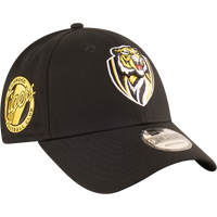 New Era Richmond Tigers 9Forty Badged Black OSFM