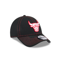 New Era Chicago Bulls 9Forty Team Contrast Stitch Black OSFM