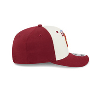 New Era Brisbane Lions 9Seventy SS NRL26 Two-Tone Contrast Chrome/Maroon OSFM