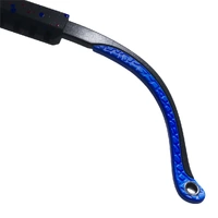 Pit Viper The Peacekeeper Original Regular 2.0 Black w Blue Splatter / Blue Mirror Polarised Lenses