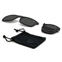 Carrera Clip-On 8057/CS 003 M9 55 Matte Black / Grey Polarised Lenses