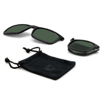 Carrera Clip-On 8057/CS 807 UC 55 Black / Green Polarised Lenses