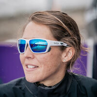 Bolle Airfin Floatable BS034002 Matte Grey White / Volt+ Offshore Blue Mirror Polarised Lenses