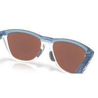 Oakley Frogskins Range XL OO9503-0358 Transparent Stonewash w Clear / Prizm Deep Water Polarised Lenses