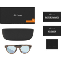 Oakley Wearable x Meta Hstn OW8002-0651 Brown Smoke / Prizm Deep Water Polarised Lenses