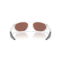 Oakley Cage Jacket OO9537-0261 Matte Clear / Prizm Deep Water Polarised Lenses