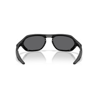 Oakley Cage Jacket OO9537-0861 Polished Black / Prizm Black Polarised Lenses