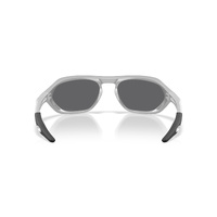 Oakley Cage Jacket OO9537-0961 X Silver / Prizm Black Polarised Lenses