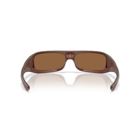 Oakley Permian OO9520-1059 Matte Transparent Mahogany / Prizm Bronze Gradient Lenses