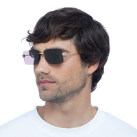Bottega Veneta BV1126S 002 Gold / Grey Lenses