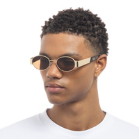 Aire Mars AIR2442296 Satin Gold w Charcoal Tortoise / Brown Mono Lenses