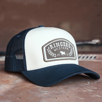Ringers Western Wheatbelt Trucker Off White/Charcoal OSFM