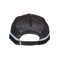 Ringers Western Stickin Together Deep Fit Trucker Cap Charcoal/Blue OSFM