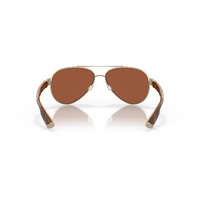 Costa Del Mar Loreto 6S4006 400622-56 Rose Gold / Green Mirror Polarised Lenses