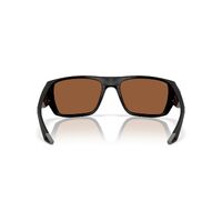 Costa Del Mar Finlet 6S9118 911803-59 Matte Black / Copper Silver Mirror Polarised Lenses
