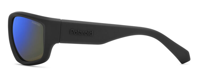 Polaroid PLD 2166/S 0VK 5X 62 Matte Black Blue / Blue Mirror Polarised Lenses