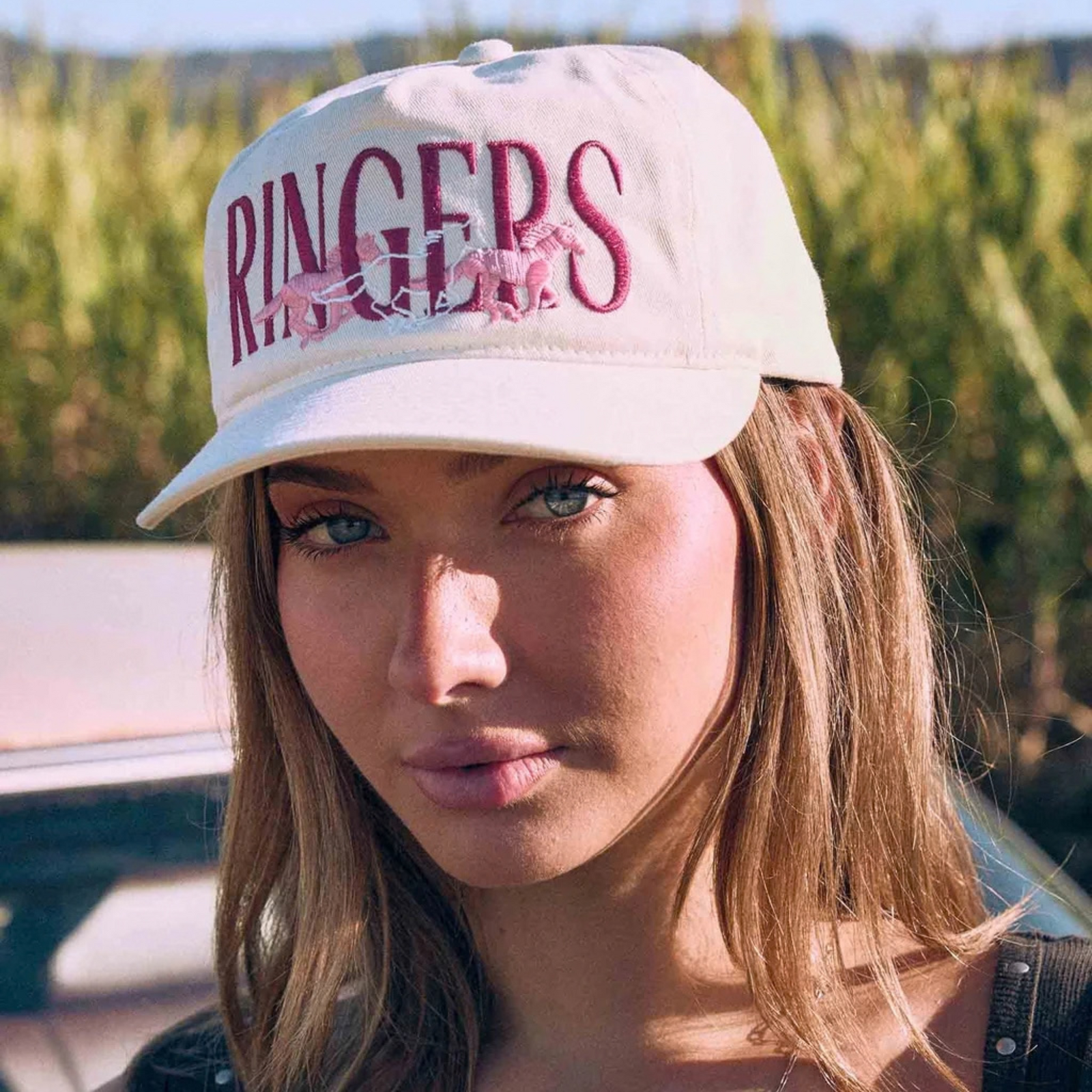 Ringers Western Running Herd Roadhouse Cap Cream OSFM