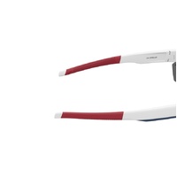 Under Armour UA Levelup WWK W1 99 Matte White Blue / Blue Mirror Lenses