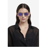 Carrera 303/S 2M2 YB 53 Black Gold / Blue Gradient Red Lenses